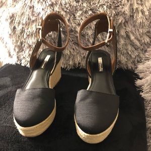 BCBGeneration Black closed toe sandal